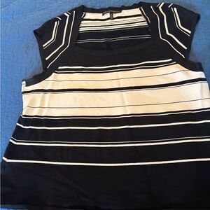 White House Black Market Boxy Cap Sleeve Tank Top